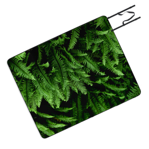 Nature Magick Pacific Northwest Forest Ferns Picnic Blanket