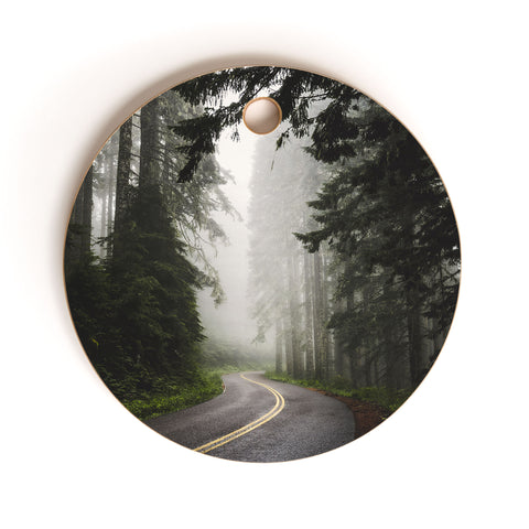 Nature Magick Pacific Northwest Woods Cutting Board Round