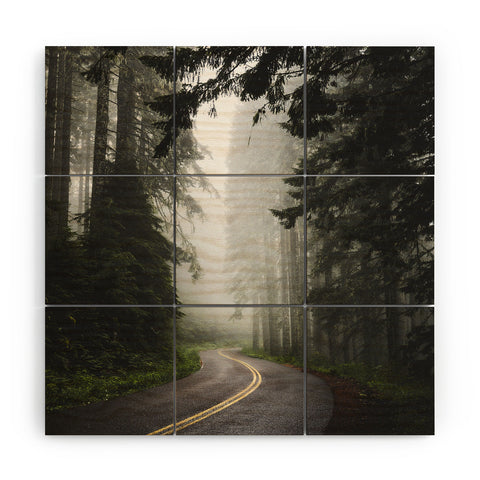 Nature Magick Pacific Northwest Woods Wood Wall Mural
