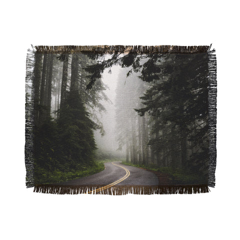 Nature Magick Pacific Northwest Woods Throw Blanket