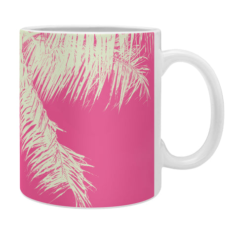 Nature Magick Palm Tree Summer Beach Pink Coffee Mug