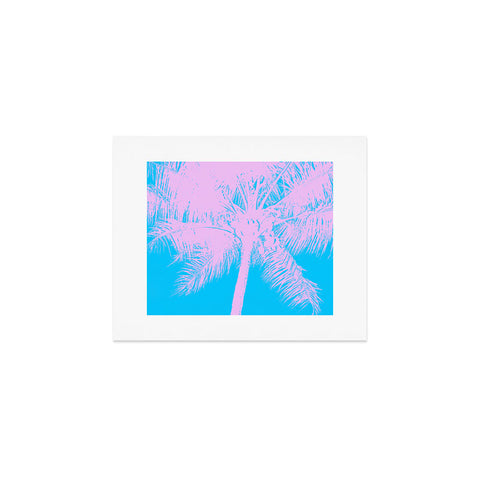 Nature Magick Palm Tree Summer Beach Teal Art Print