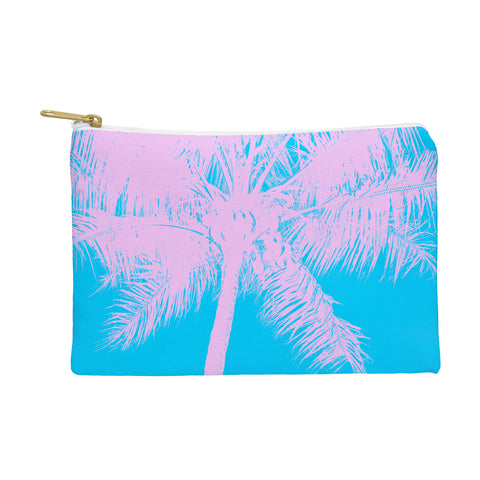Nature Magick Palm Tree Summer Beach Teal Pouch