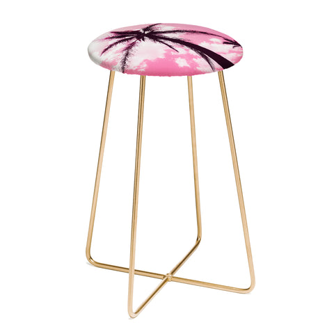 Nature Magick Palm Trees Pink Counter Stool