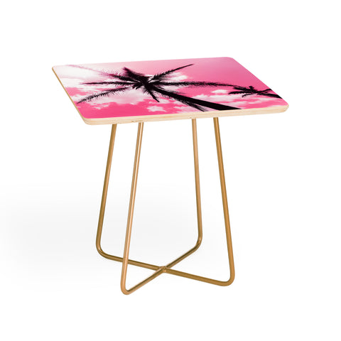 Nature Magick Palm Trees Pink Side Table