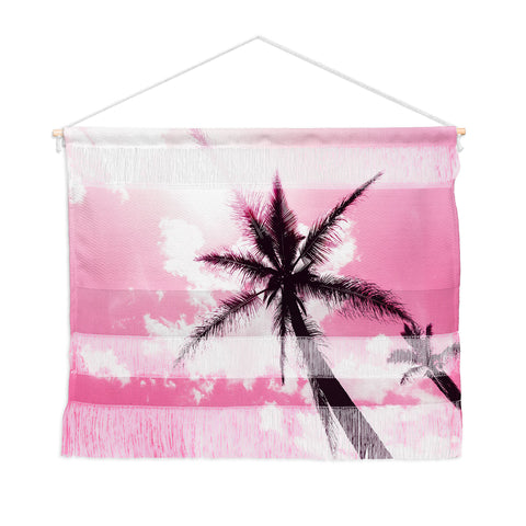 Nature Magick Palm Trees Pink Wall Hanging Landscape
