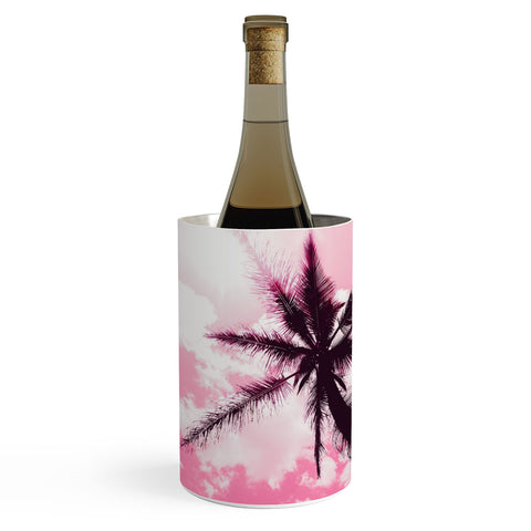 Nature Magick Palm Trees Pink Wine Chiller