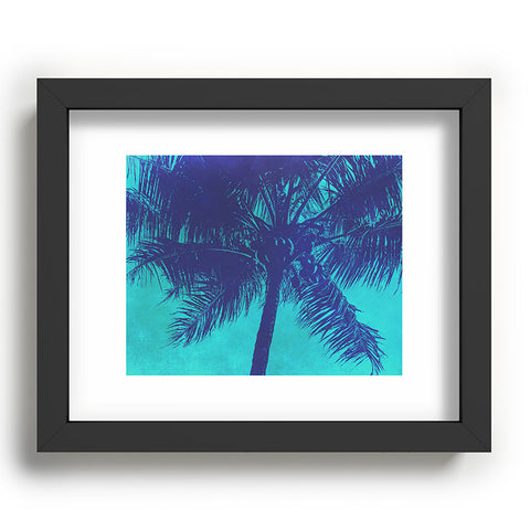 Nature Magick Palm Trees Summer Turquoise Recessed Framing Rectangle