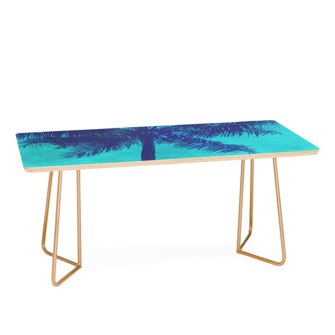 Nature Magick Palm Trees Summer Turquoise Coffee Table