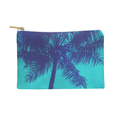 Nature Magick Palm Trees Summer Turquoise Pouch