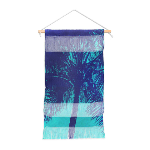 Nature Magick Palm Trees Summer Turquoise Wall Hanging Portrait