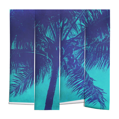Nature Magick Palm Trees Summer Turquoise Wall Mural