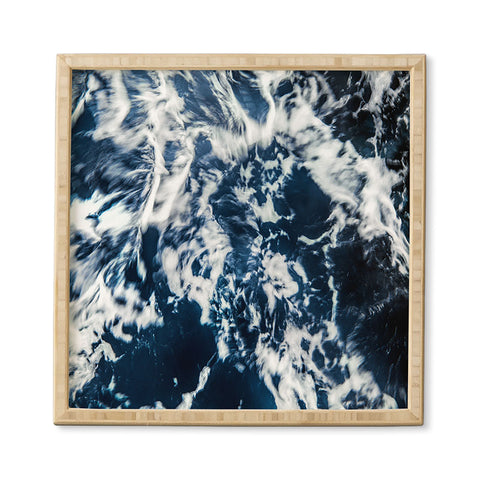 Nature Magick Perfect Marble Sea Waves Framed Wall Art