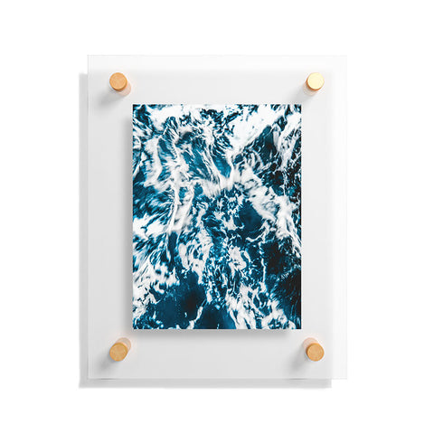 Nature Magick Perfect Marble Sea Waves Floating Acrylic Print