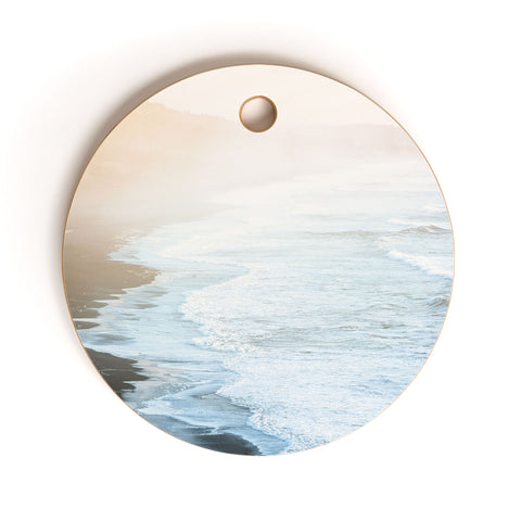 Nature Magick Perfect Ocean Beach Waves Cutting Board Round