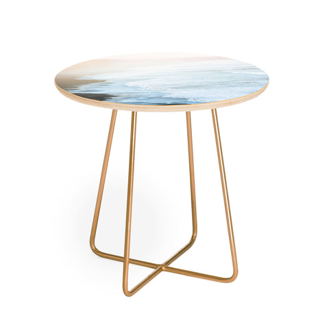 Nature Magick Perfect Ocean Beach Waves Round Side Table