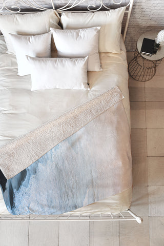 Nature Magick Perfect Ocean Beach Waves Fleece Throw Blanket