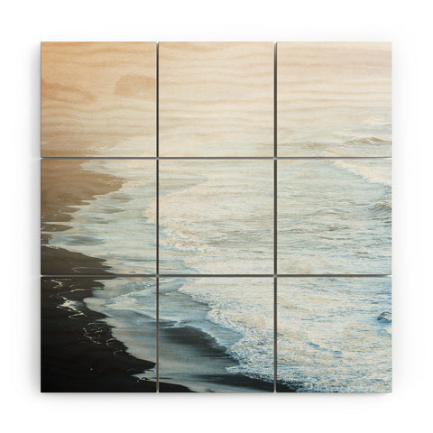 Nature Magick Perfect Ocean Beach Waves Wood Wall Mural