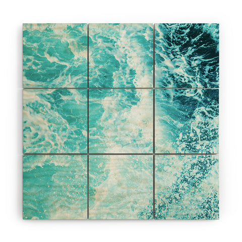 Nature Magick Perfect Sea Waves Wood Wall Mural