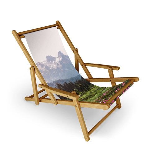 Nature Magick Pink Mountain Wildflowers Sling Chair