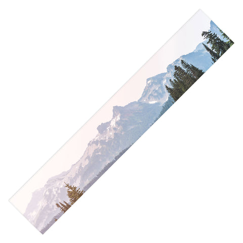 Nature Magick Pink Mountain Wildflowers Table Runner
