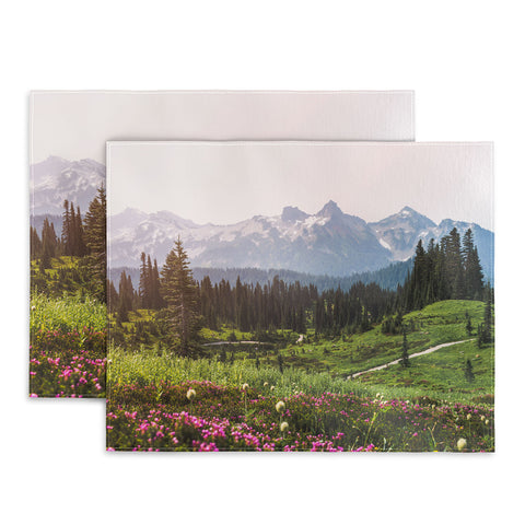 Nature Magick Pink Mountain Wildflowers Placemat