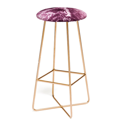 Nature Magick Pink Ocean Waves Bar Stool