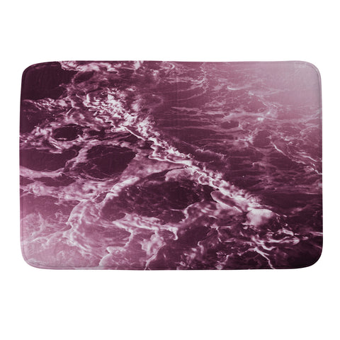 Nature Magick Pink Ocean Waves Memory Foam Bath Mat