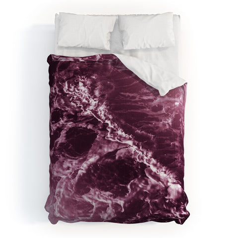 Nature Magick Pink Ocean Waves Comforter