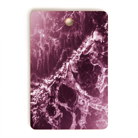 Nature Magick Pink Ocean Waves Cutting Board Rectangle