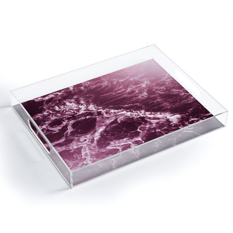 Nature Magick Pink Ocean Waves Acrylic Tray
