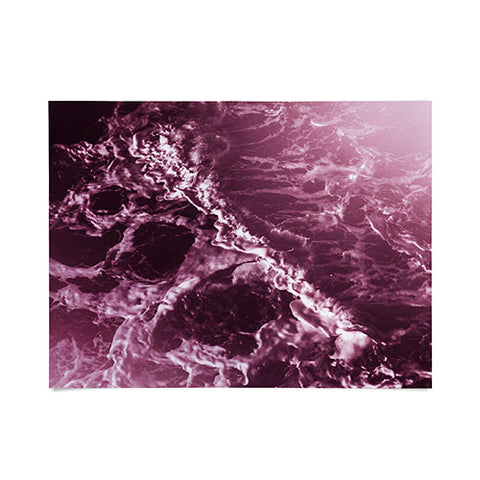 Nature Magick Pink Ocean Waves Poster