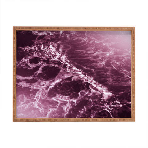 Nature Magick Pink Ocean Waves Rectangular Tray