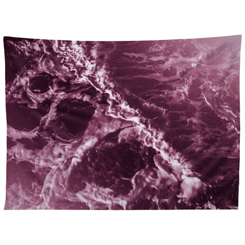 Nature Magick Pink Ocean Waves Tapestry