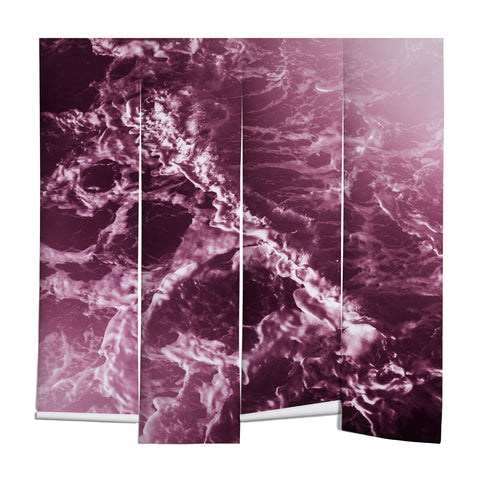 Nature Magick Pink Ocean Waves Wall Mural
