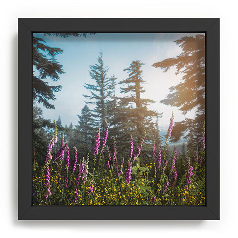 Nature Magick Pink Wildflower Forest Love Recessed Framing Square