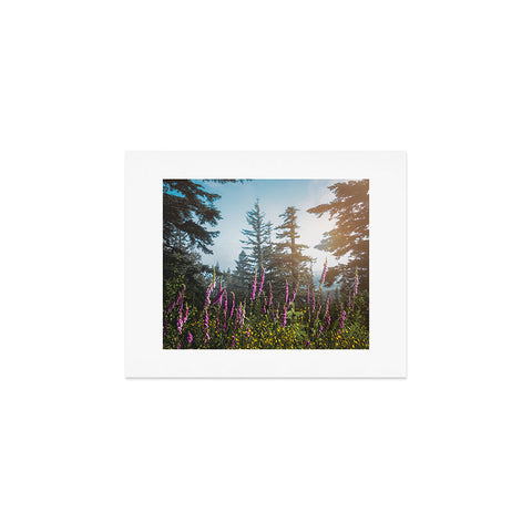 Nature Magick Pink Wildflower Forest Love Art Print