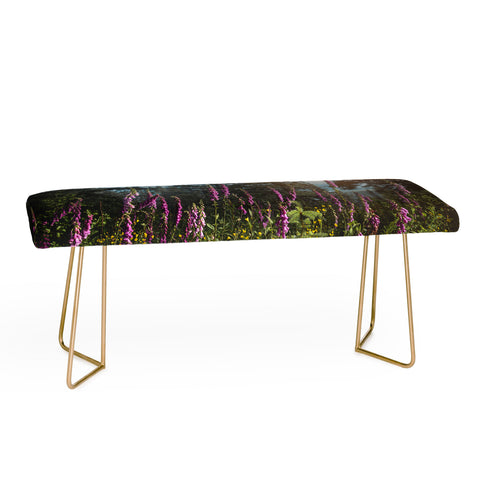Nature Magick Pink Wildflower Forest Love Bench