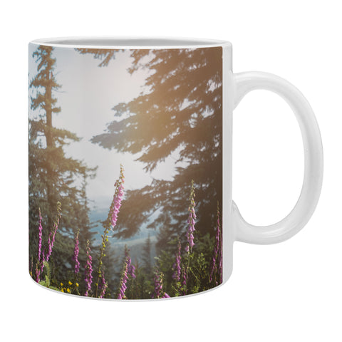 Nature Magick Pink Wildflower Forest Love Coffee Mug