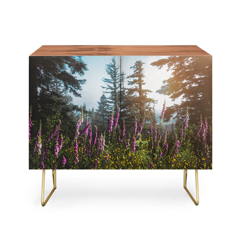 Nature Magick Pink Wildflower Forest Love Credenza