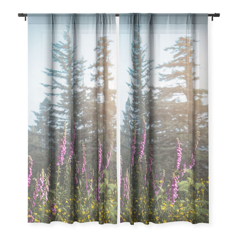 Nature Magick Pink Wildflower Forest Love Sheer Non Repeat