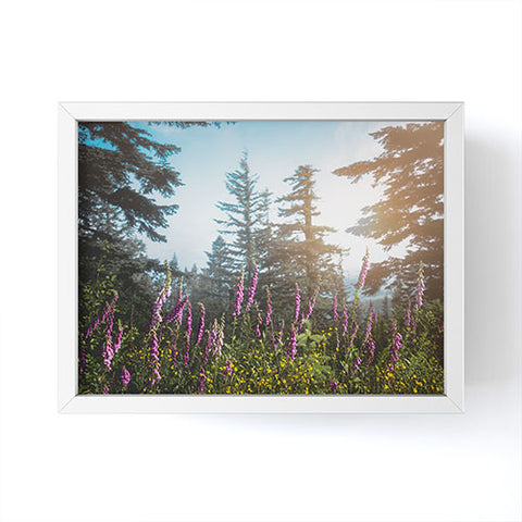 Nature Magick Pink Wildflower Forest Love Framed Mini Art Print