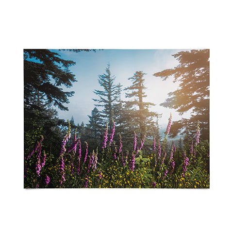 Nature Magick Pink Wildflower Forest Love Poster