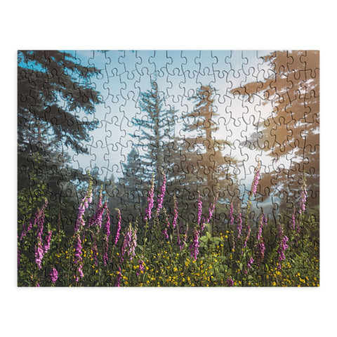 Nature Magick Pink Wildflower Forest Love Puzzle