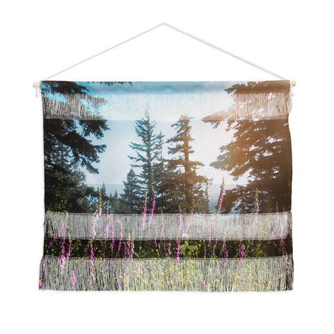 Nature Magick Pink Wildflower Forest Love Wall Hanging Landscape