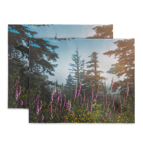 Nature Magick Pink Wildflower Forest Love Placemat