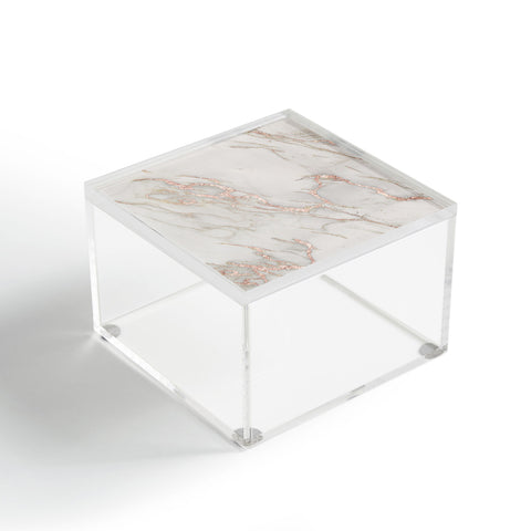 Nature Magick Pretty Rose Gold Marble Acrylic Box