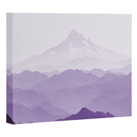 Nature Magick Purple Mountain Wanderlust Art Canvas