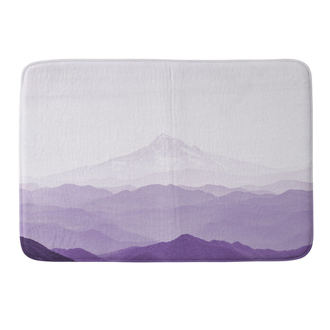 Nature Magick Purple Mountain Wanderlust Memory Foam Bath Mat