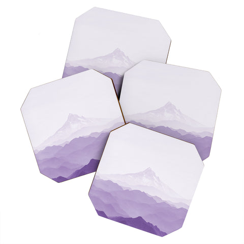 Nature Magick Purple Mountain Wanderlust Coaster Set